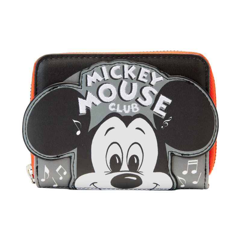 Loungefly - Disney: 100th Anniversary - Portafoglio Con Zip Mickey Mouse Club - WDWA2472